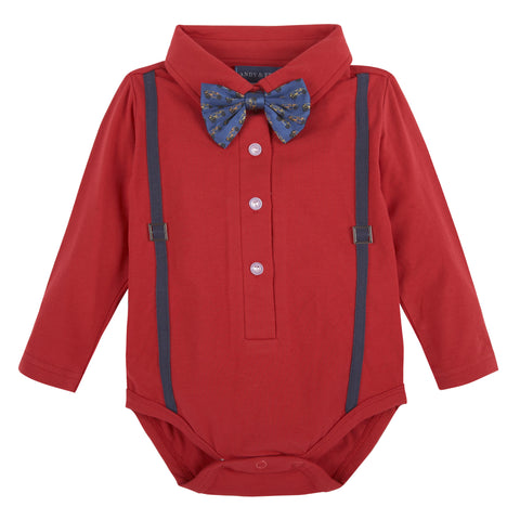 Polo Shirtze with Race Car Bowtie