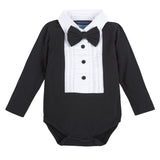 Polo Shirtzie Tuxedo with White Bib