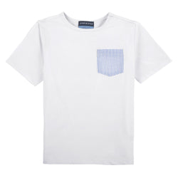 Seer Pocket Tee: White