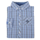 Blue Check Chambray Shirt