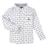 Black and White Bicycle Shirt