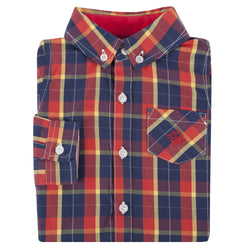 Red and Yellow Plaid Shirt