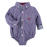 Red and Blue Tight Check Shirt
