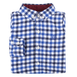 Blue Check Flannel Shirt