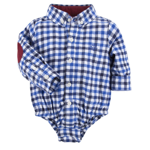 Blue Check Flannel Shirt