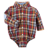 Orange Multi Check Flannel
