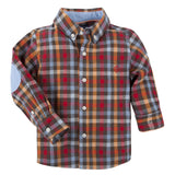 Orange Multi Check Flannel
