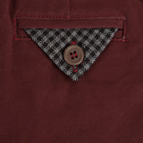 Maroon Twill Pants