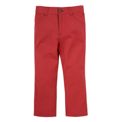 Twill Pants in Red