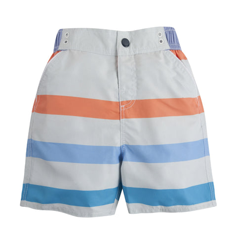 Perfectly Suited: Stripe Swim Trunks
