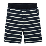 Lounge Shorts with Navy Stripes