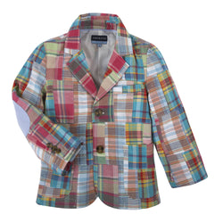 Madras Patchwork Blazer