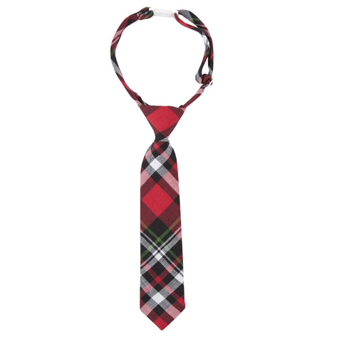 Red Plaid Tie