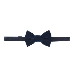 Navy Velvet Bowtie