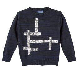 Crossword Puzzle Sweater