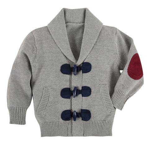 Grey Toggle Cardigan