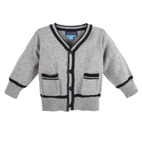 Varsity Cardigan with Car Elbow Patches