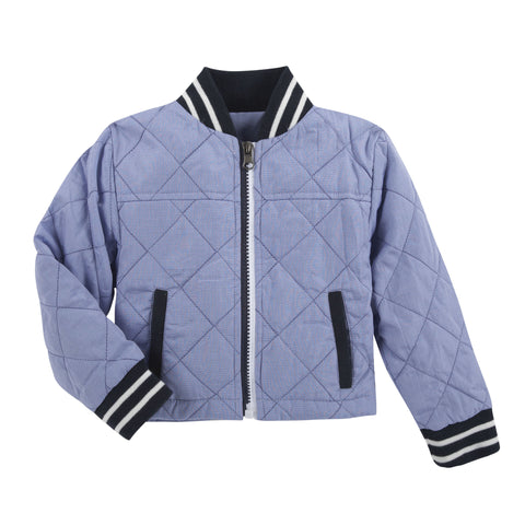 Quilted Chambray Jacket