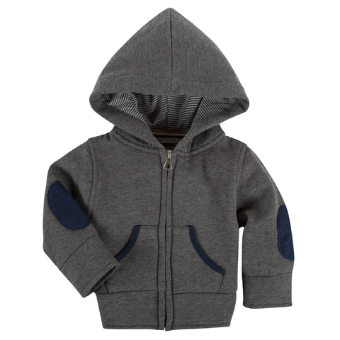 Charcoal Grey Zip Up Hoodie