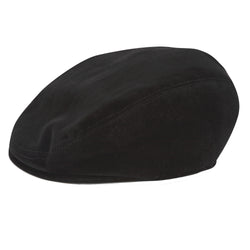 Black Velvet Newsboy Cap