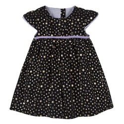 Navy Corduroy Star Dress