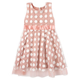 Dot Overlay Party Dress