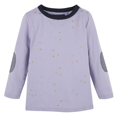 Lavendar Foil Star Tee