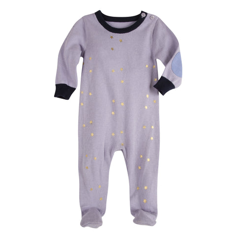 Lavendar Foil Star Romper