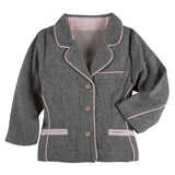 Black & White Herringbone Blazer