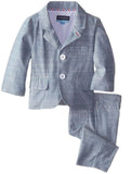 The Ronnie Reed: Blue Chambray 2pc Blazer and Pant Set