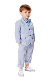 Seersucker Suit: Jacket & Pants 2-PC Set