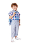 Blue and Pink Madras Shirt