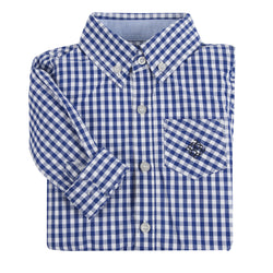 Blue Gingham L/S Classic Shirt