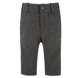 Grey Herringbone Suit Set