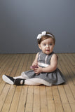 Black & White Herringbone Dress